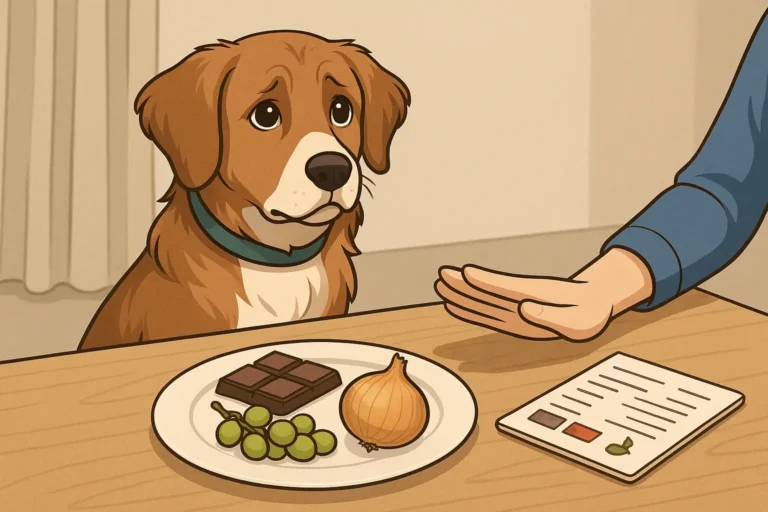 מה אסור לכלבים לאכול: המדריך המקצועי לתזונה בטוחה בבית